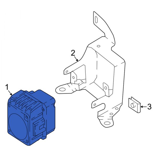 Smart OE 4539000903 Hybrid & Electric Vehicle Sound Alert Speaker