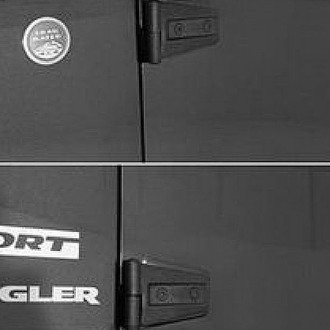 Smittybilt® - Driver and Passenger Side Upper and Lower Door Hinges