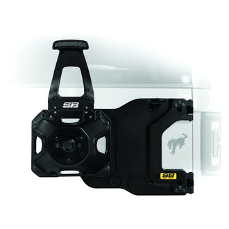 Smittybilt® - Pivot Oversize Black Heavy Duty Tire Carrier
