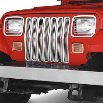 1995 Jeep Wrangler Custom Grilles | Billet, Mesh, LED, Chrome, Black
