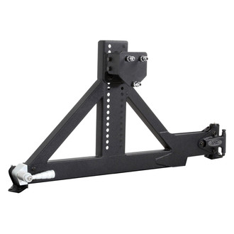 Smittybilt® - XRC Black Bolt-On Swing Away Tire Carrier