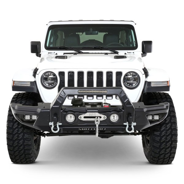 Smittybilt® 76731 - Stryker Black Powder Coated Front Bumper Wings