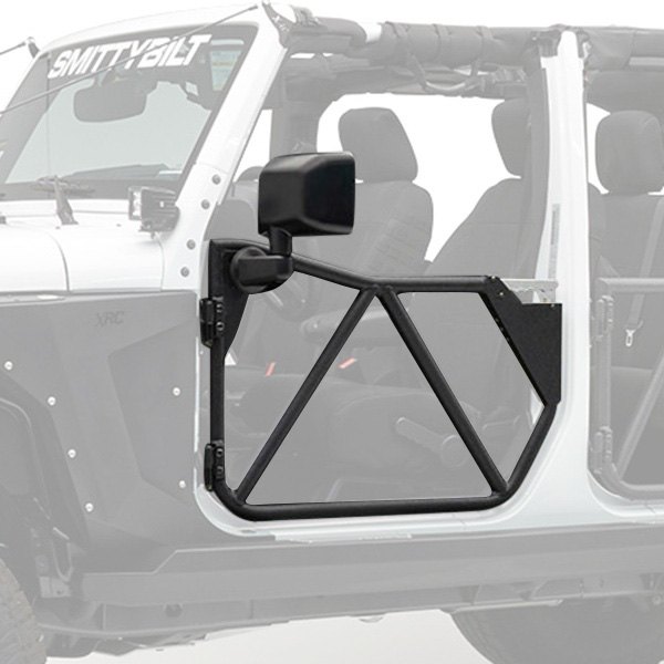 Smittybilt® - SRC GEN2 Textured Black Steel Front Tubular Doors