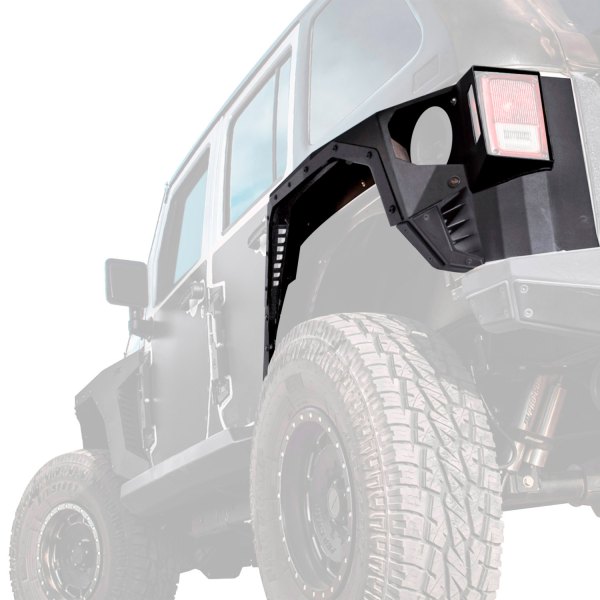 Smittybilt® - XRC GEN2 Textured Black Rear Fender Armors