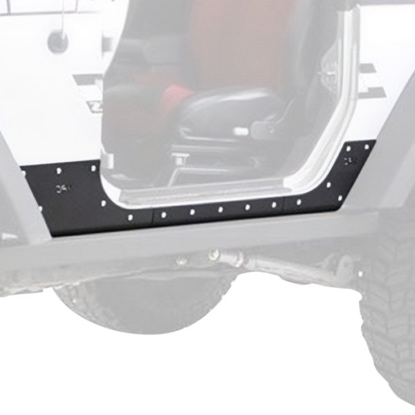 Smittybilt XRC Armor Steel Body Cladding 2007-2018 2dr Jeep Wrangler JK 76886