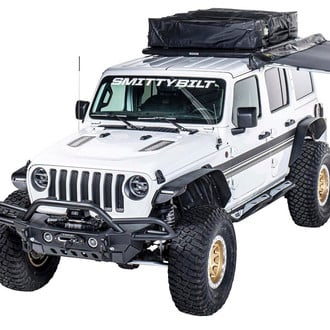 Smittybilt® - XRC Textured Black Front and Rear Fender Flares Kit