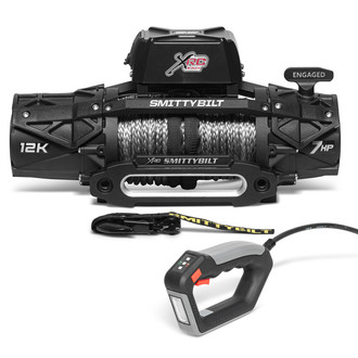 Smittybilt® - 12,000 lbs XRC Gen 3 Series Waterproof Winch with Synthetic Rope