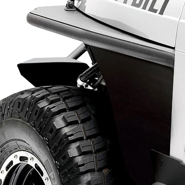  Smittybilt® - XRC Tubular Textured Black Front Fenders