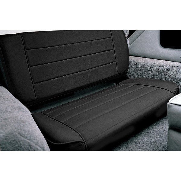 Smittybilt® - Fold and Tumble Denim Gray Rear Seat