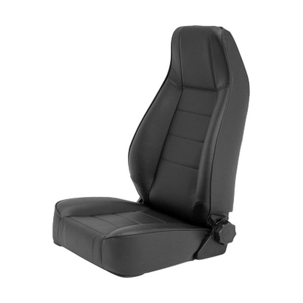Smittybilt® - Factory Style Replacement Vinyl Black Front Seat with Recliner