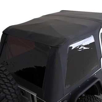 Smittybilt® - Factory Replacement Black Diamond Bowless Combo Soft Top