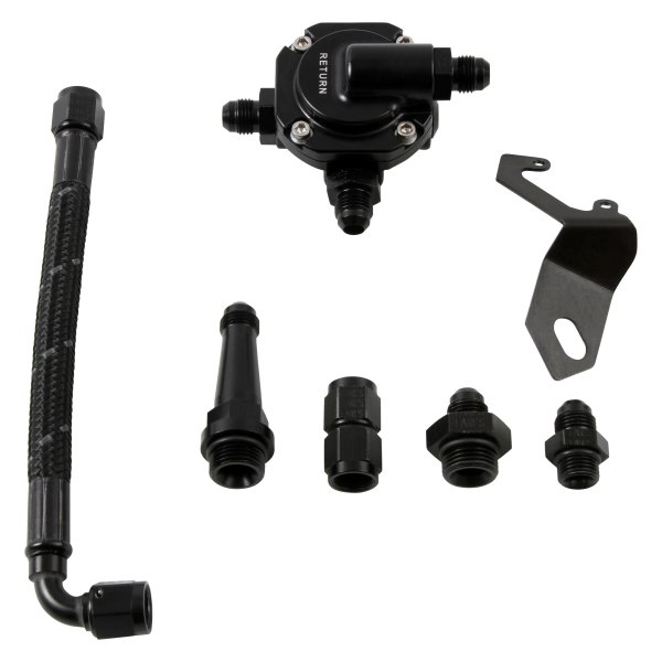 Sniper® - Stealth 4150 Braided Fuel Crossover Kit with Regulator