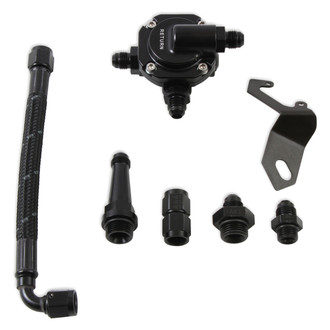 Sniper® - Stealth 4150 Braided Fuel Crossover Kit with Regulator