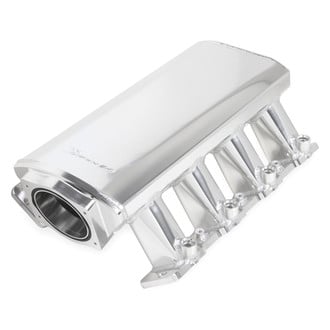 Sniper® - Sheet Metal EFI Fabricated Intake Manifold and Fuel Rail Kit with Sniper EFI logo