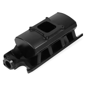 Sniper® - Sheet Metal Black Anodized Carbureted Fabricated Single Plane Intake Manifold