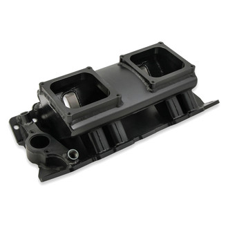 Sniper® - Black Anodized Carbureted Fabricated Single Plane Intake Manifold