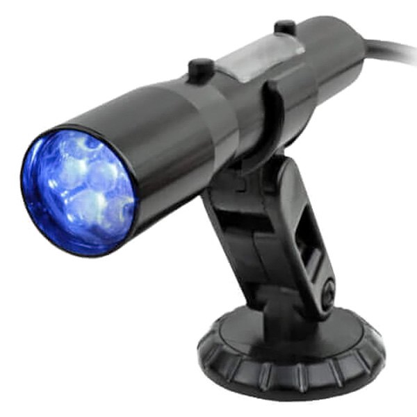 Sniper® - Standalone Black Tube Shift Light with Blue LED, OBD-ll Plug Connection