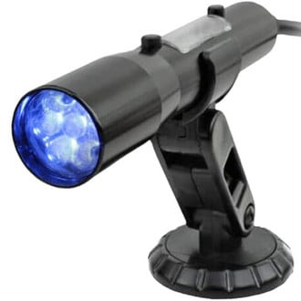 Sniper® - Standalone Black Tube Shift Light with Blue LED, OBD-ll Plug Connection