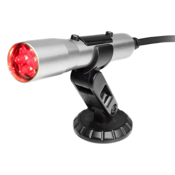 Sniper® - Standalone Silver Tube Shift Light with Red LED, OBD-ll Plug Connection