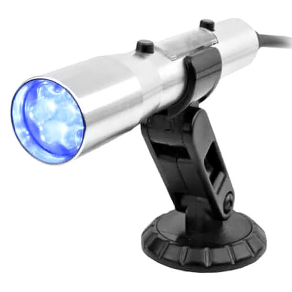 Sniper® - Standalone Silver Tube Shift Light with Blue LED, OBD-ll Plug Connection