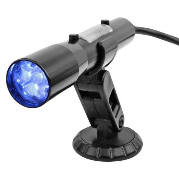 Sniper® - Standalone Black Tube Shift Light with Blue LED, Direct Wire Connection