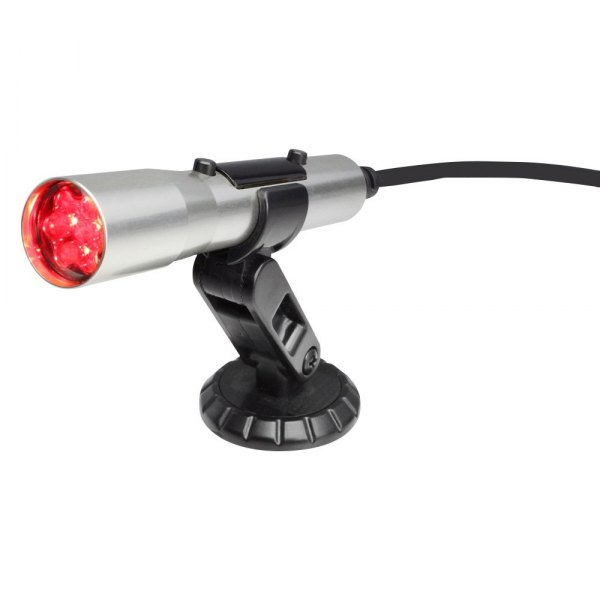 Sniper® - Standalone Silver Tube Shift Light with Red LED, Direct Wire Connection