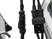 Quick connect plugs allow for easy on and off
