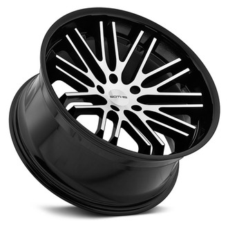 SC003 Gloss Black with Machined Face