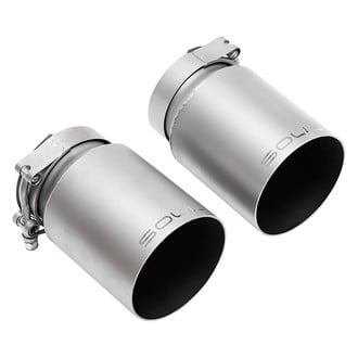 Soul Performance® - Round Straight Cut Bolt-On Single-Wall Signature Satin Exhaust Tips
