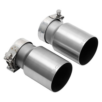Soul Performance® - Round Straight Cut Bolt-On Single-Wall Brushed Exhaust Tips