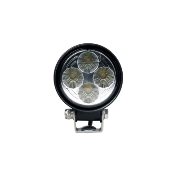 SoundOff Signal® - 3.3" 12W Round Flood Beam LED Light, Front View
