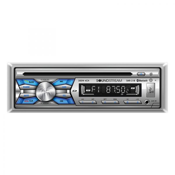 Soundstream® - Single DIN Multimedia CD Receiver with Bluetooth