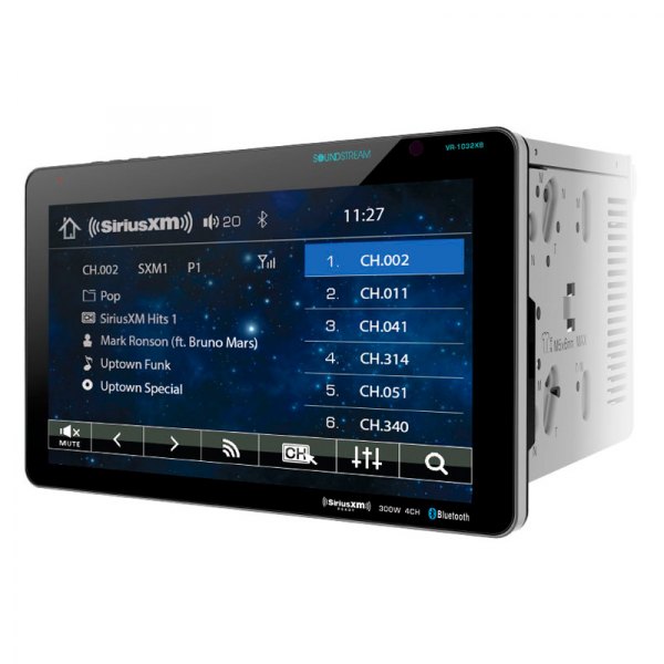 Soundstream® - 10.3" Touchscreen Display Double DIN Multimedia DVD Receiver with Bluetooth