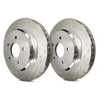 Diamond Slot Style Zinc Rotors