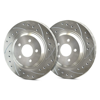 Drilled & Slotted Style Zinc Rotors