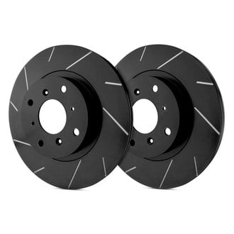 Slotted Style Black Rotors