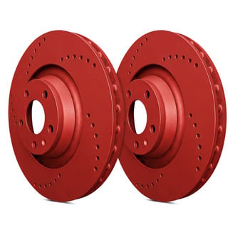 SP Performance® - Cross Drilled Brake Rotors