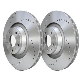 SP Performance® - Cross Drilled 1-Piece Brake Rotors
