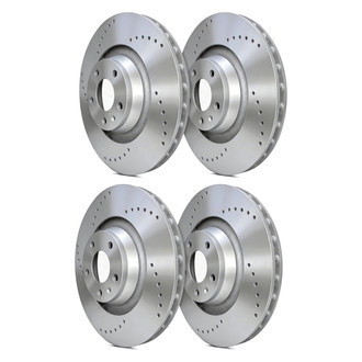 SP Performance® - Cross Drilled Brake Rotors