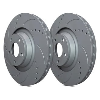 SP Performance® - Drilled and Slotted 1-Piece Brake Rotors