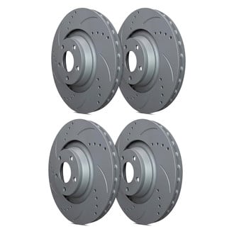 SP Performance® - Drilled and Slotted 1-Piece Brake Rotors