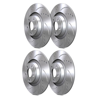 SP Performance® - Drilled and Slotted 1-Piece Brake Rotors