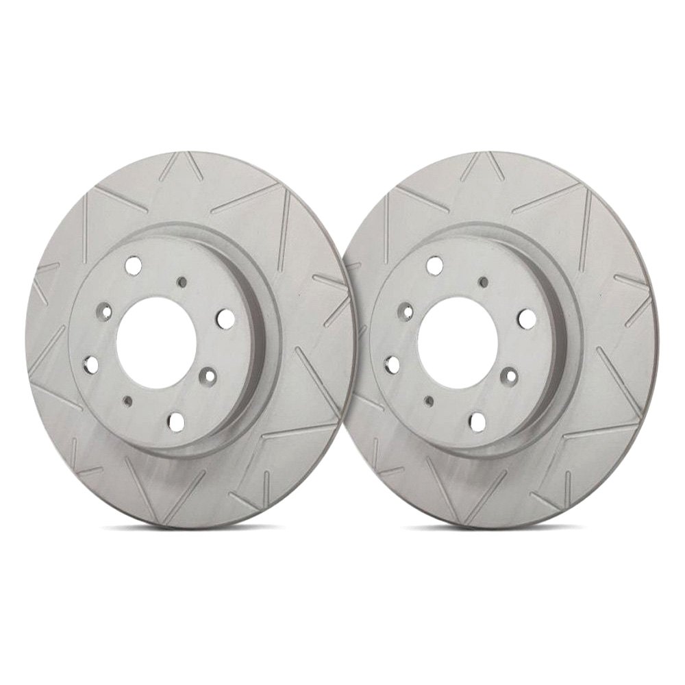 SP Performance® V58-470 - Peak Slotted 1-Piece Rear Brake Rotors