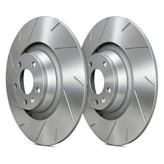 SP Performance® - Slotted 1-Piece Rear Brake Rotors