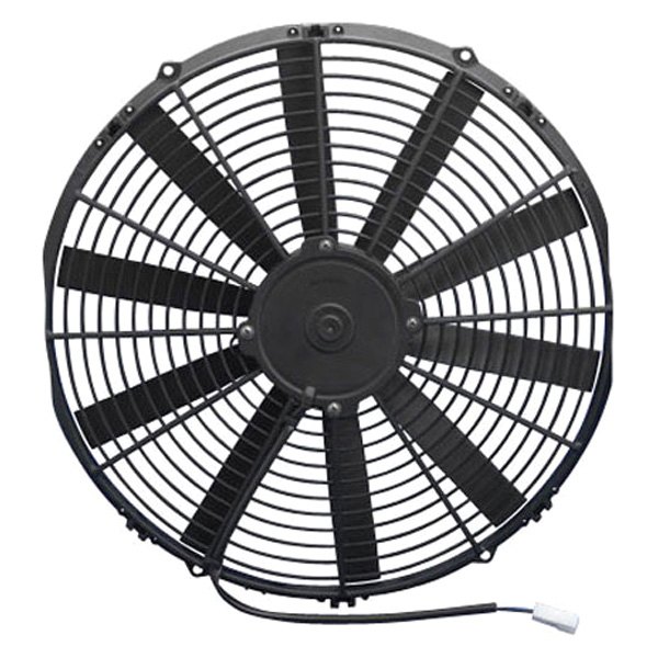 SPAL Automotive® - 16" Low Profile Pusher Fan with Straight Blades, 12V