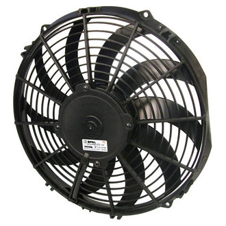 SPAL Automotive® - 12" Medium Profile Puller Fan with Curved Blades, 12V