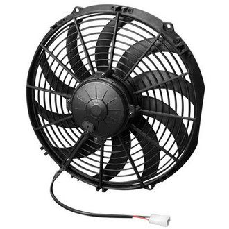 SPAL Automotive® - 12" High Performance Pusher Fan with Curved Blades, 12V