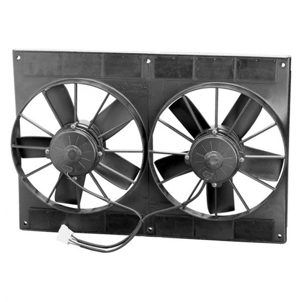 SPAL Automotive® - High Performance Puller Fan with Dual Paddle Blades, 12V