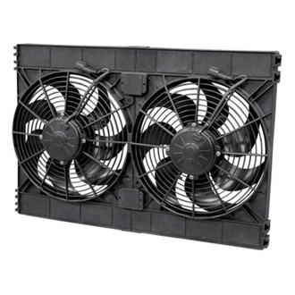 SPAL Automotive® - 12" High Performance Puller Fan with Dual Curved Blades, 12V