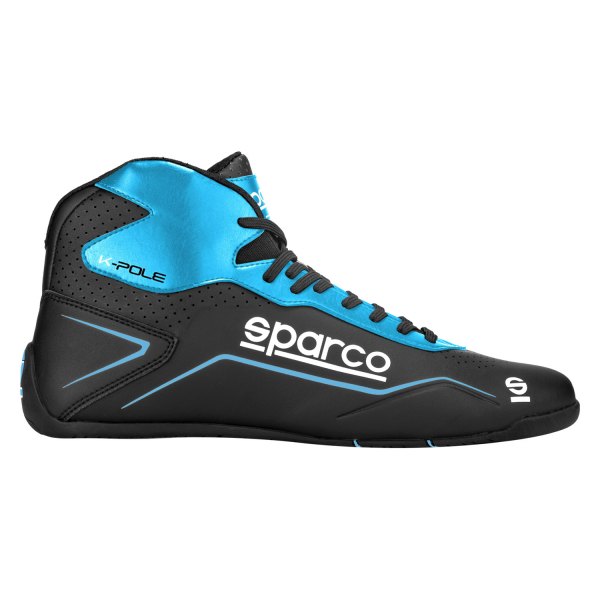 Sparco® - K-Pole Series Black/Light Blue 38 Kart Racing Boots